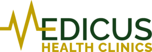 Medicus Health Clinics logo (Bright background)